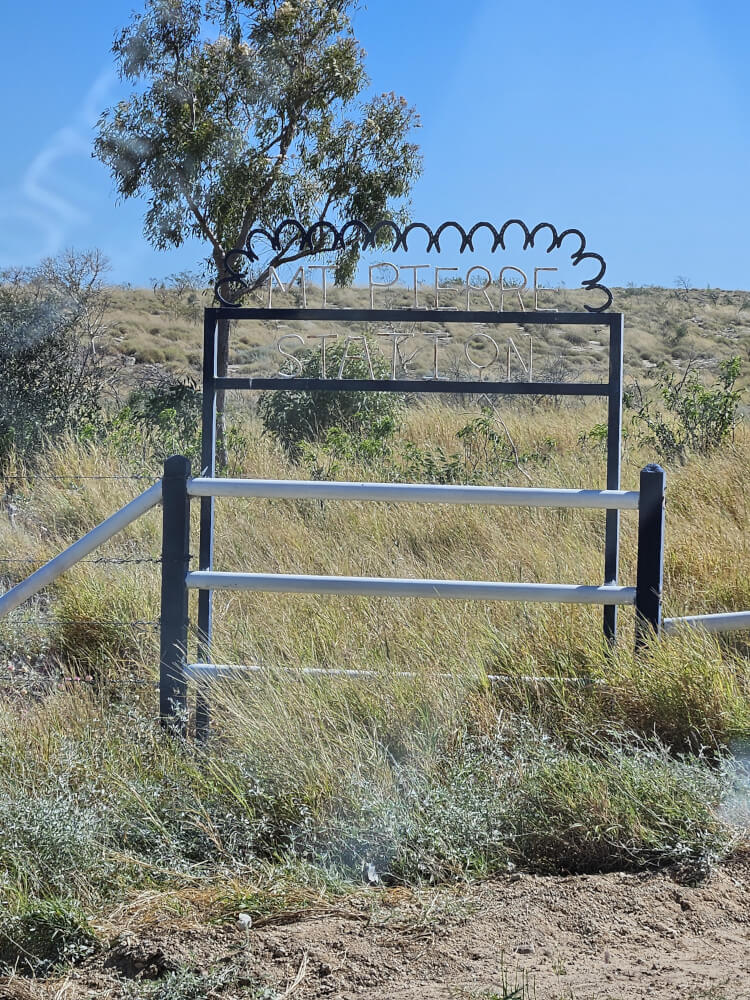 Outback Signage Handmade metal roadside sign in the Kimberley