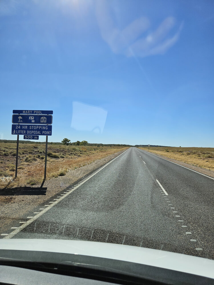 Another Kimberley Pool Roadside pool and camping sign on the Great Northern Highway