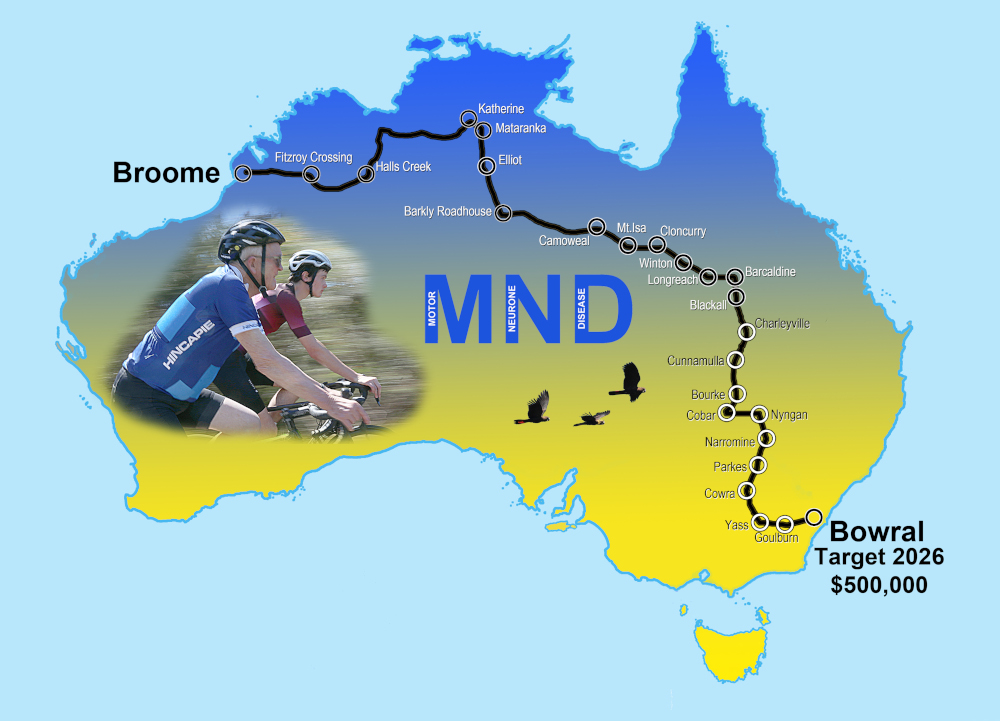 Broome to Bowral 2026 map Broome to Bowral 2026 map