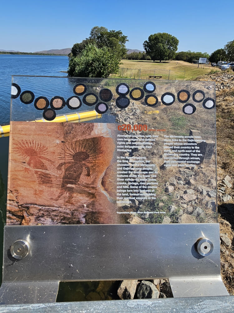 The Pumphouse Kununurra History Historical interpretation panel at The Pumphouse in Kununurra