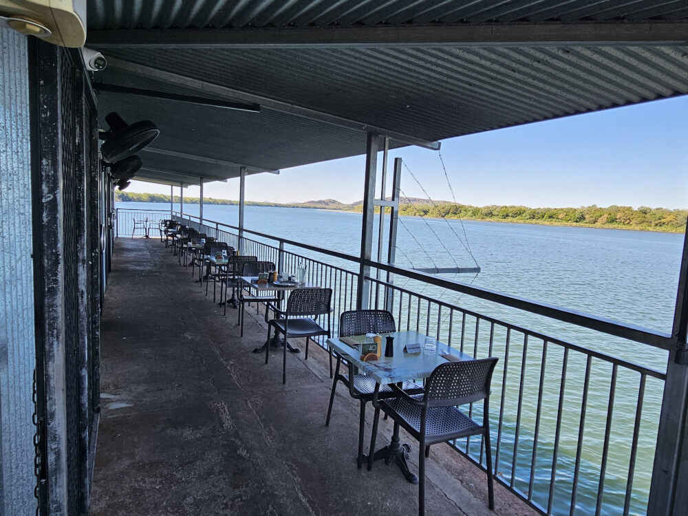 Water View from The Pumphouse Kununurra View across the water from The Pumphouse in Kununurra