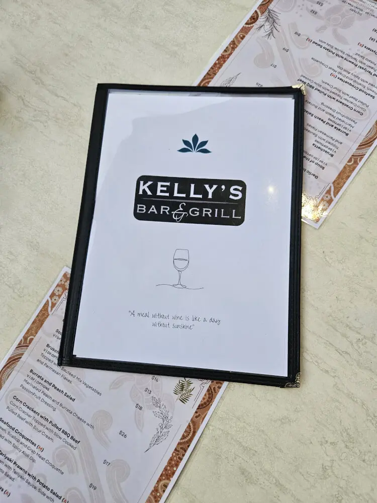Kelly’s Bar & Grill Kelly's Bar & Grill sign in Kununurra