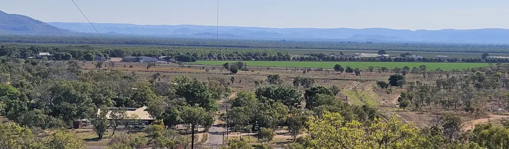 View Across Kununurra Panoramic view across the dry landscape surrounding Kununurra